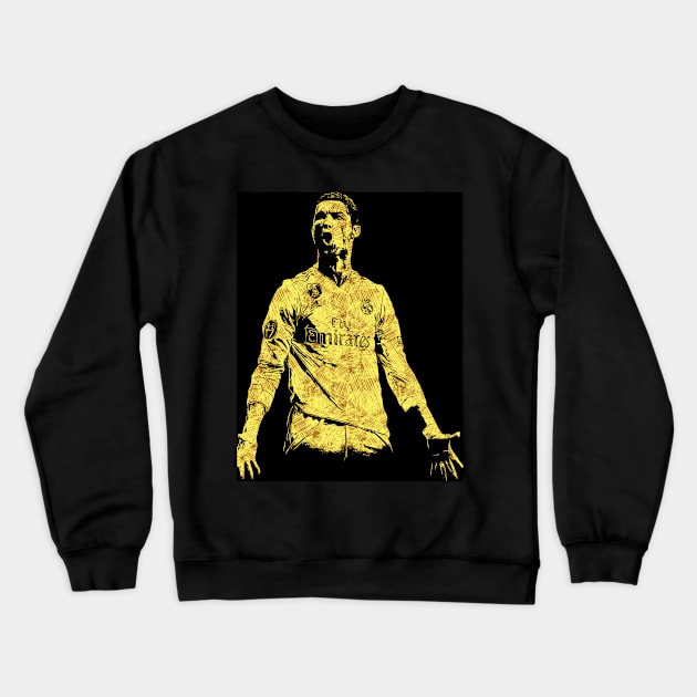 Ronaldo Fan Art Crewneck Sweatshirt by Naumovski